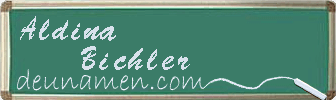 Aldina Bichler Visitenkarte